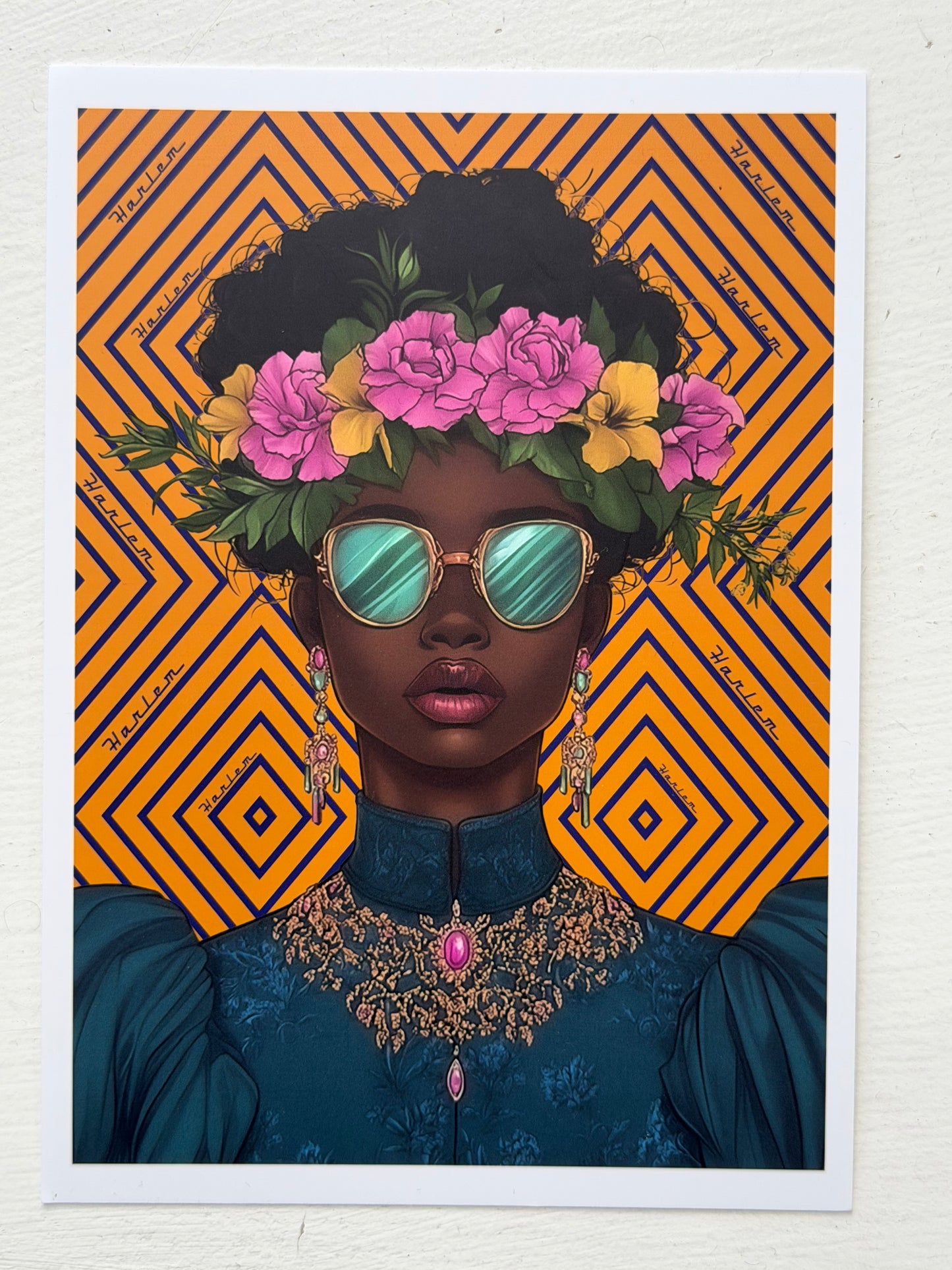 High Society Girl 1 5x7 Postcard